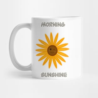 morning sunshine sunflower Mug